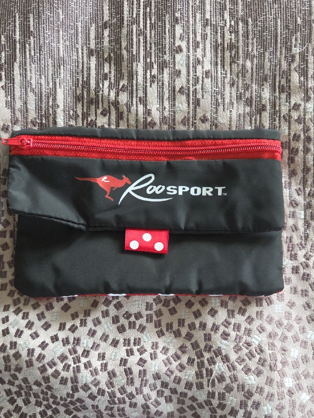 Black and Red Women's Pouch
